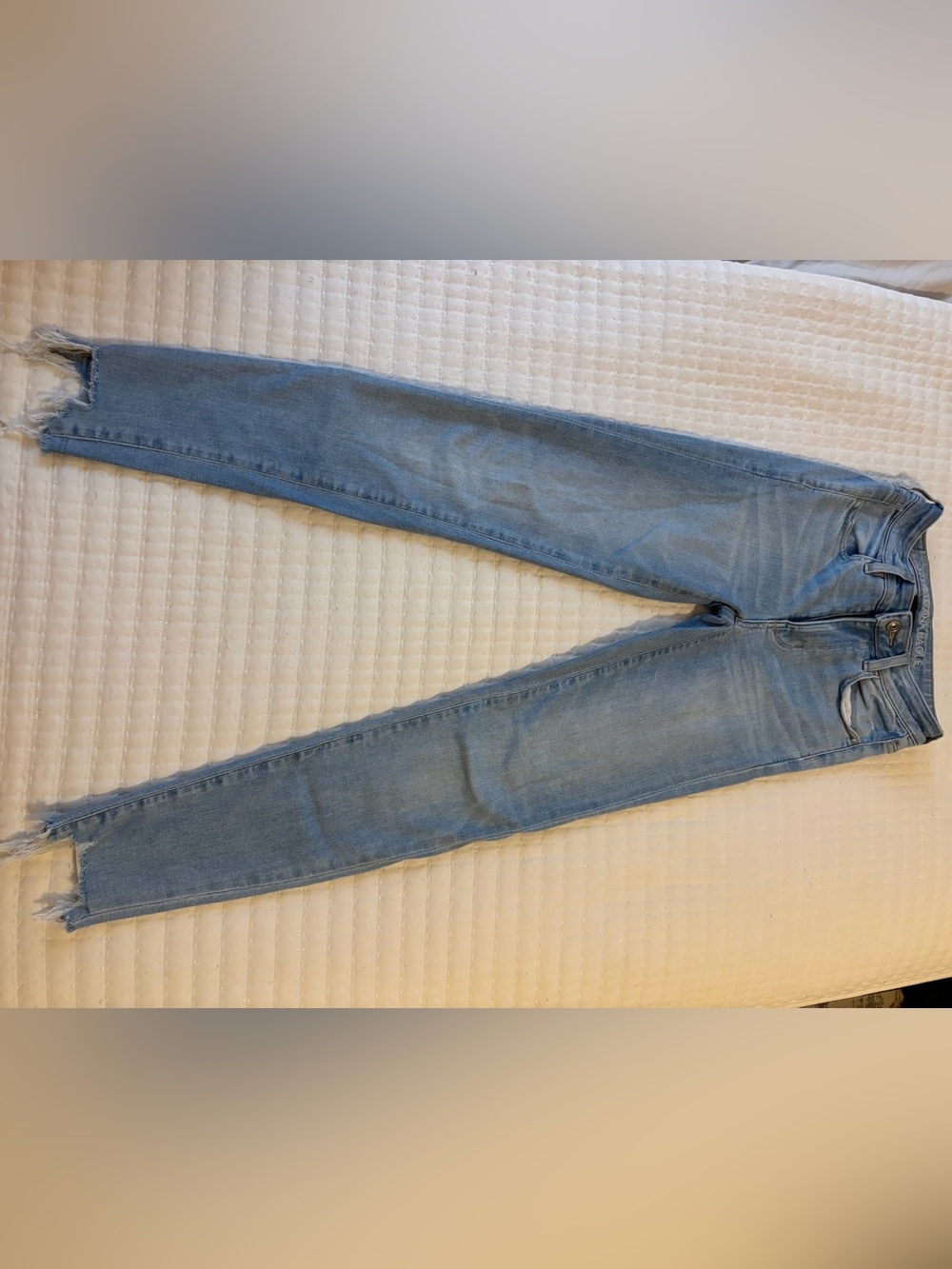 American Eagle Outfitters High-Rise Light Blue Skinny Jeans